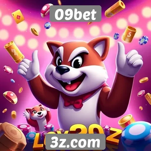 Variedade de jogos disponíveis na plataforma 09bet